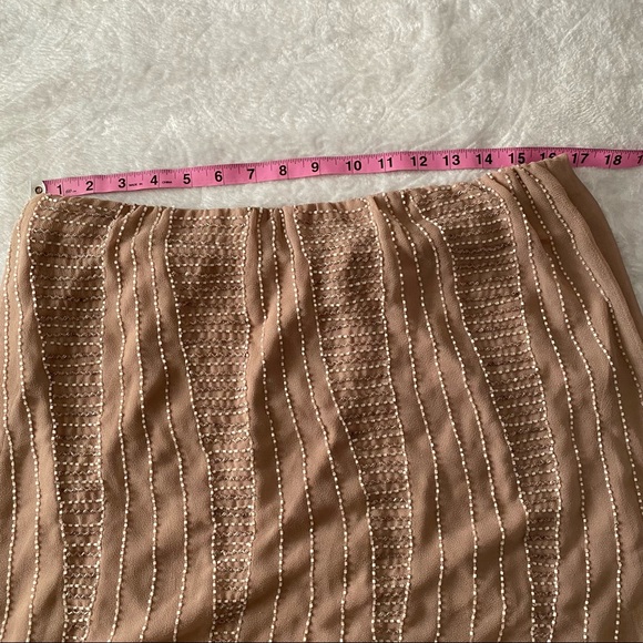 LC Blush Beaded Mini Skirt - Picture 6 of 11